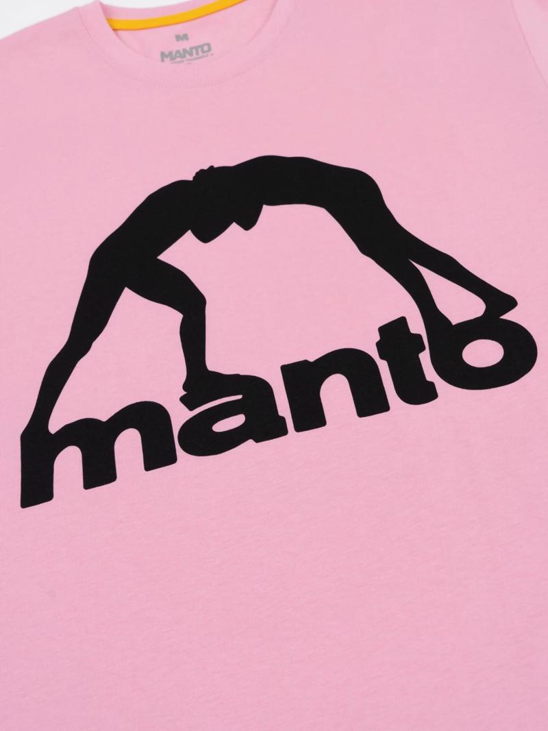 MANTO vibe 25 tshirt-pink/black